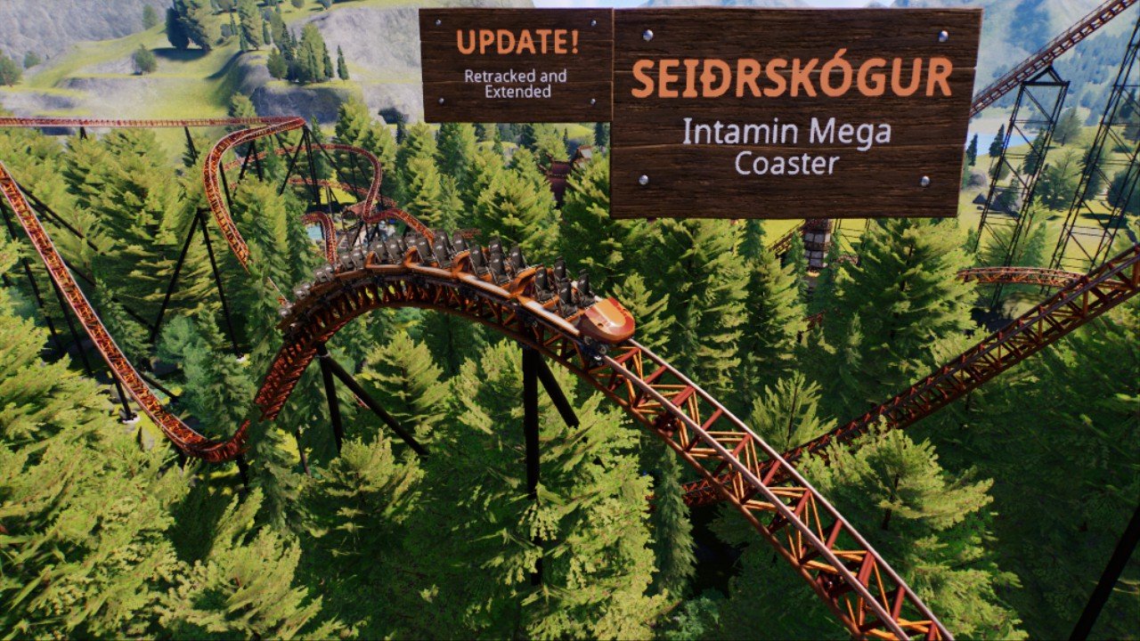 Seidrskogur - Viking Intamin Mega Coaster (Cable Lift)