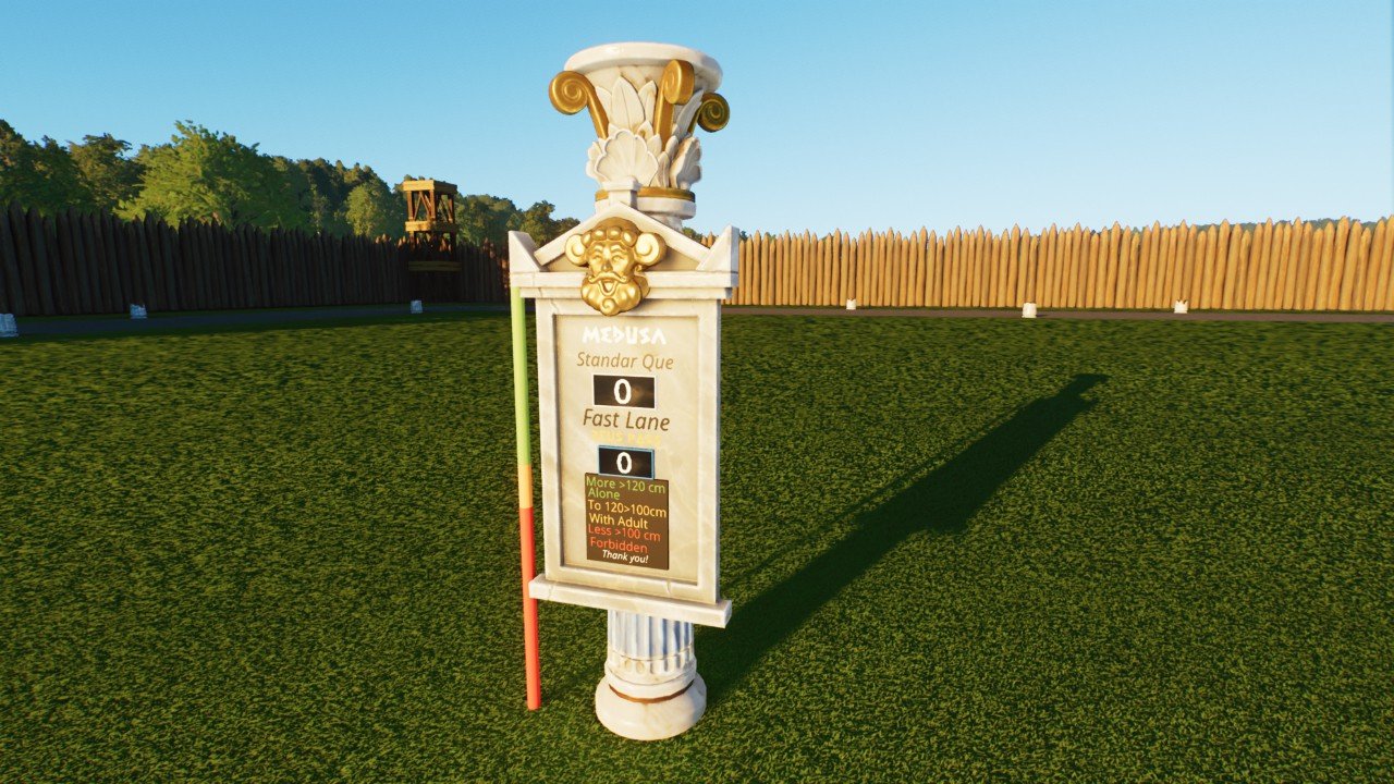 Queue/Ride Info Sign- Mithologyc