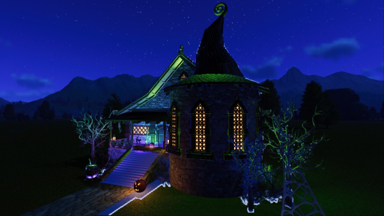 Spooky Witch Cottage Staff House