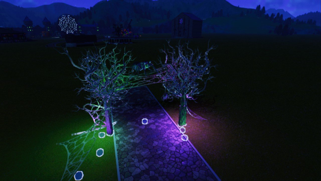 Spider web arch for 6m path