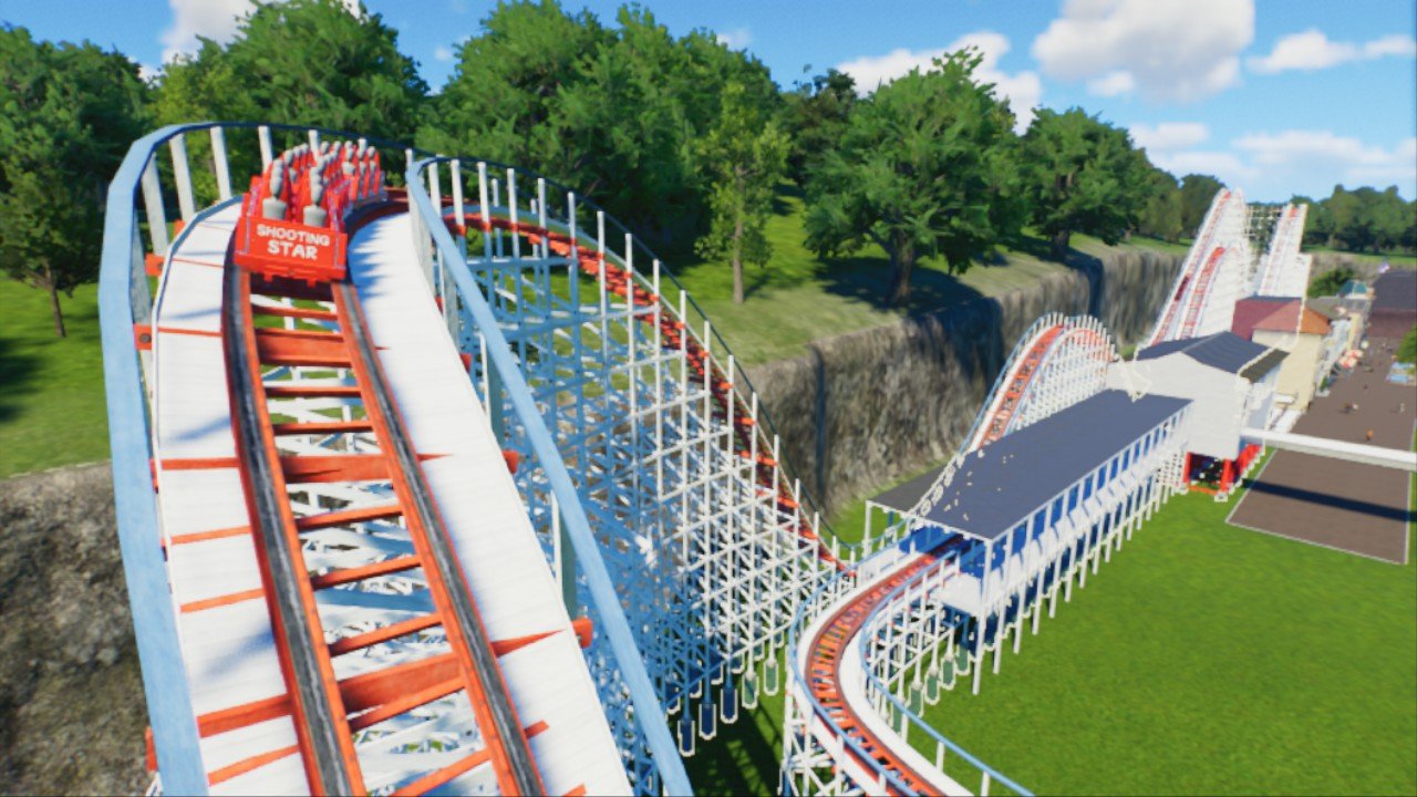 Shooting Star Ride Shooting Star - Lakeside Amusement Park - Workshop - Planet Coaster 2