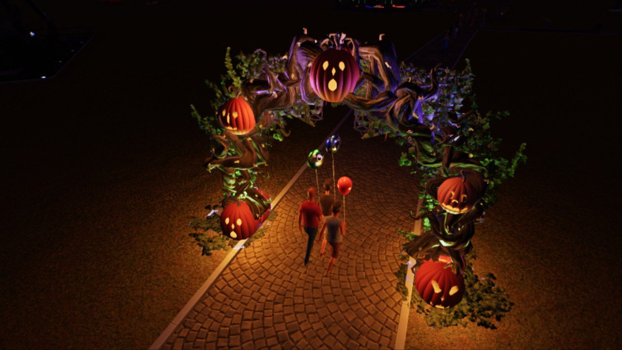 Spooky Harvest Arch for 4m path
