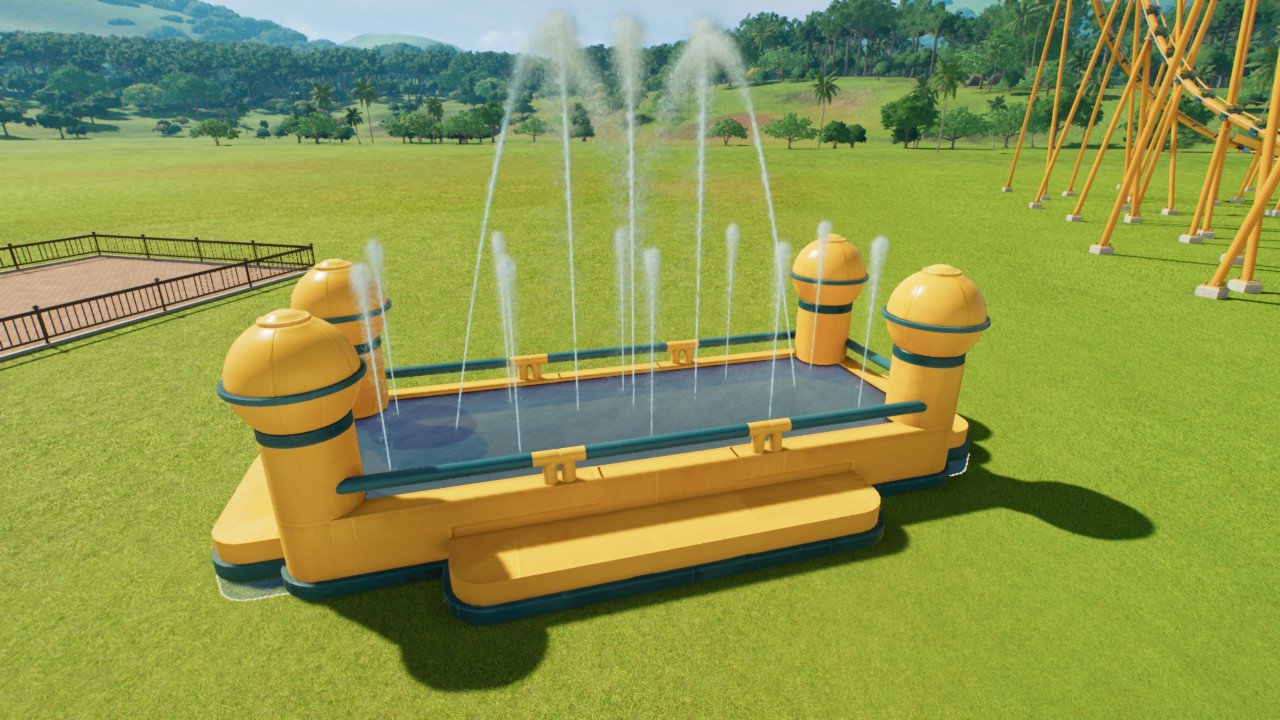 Aquatic animated fountain