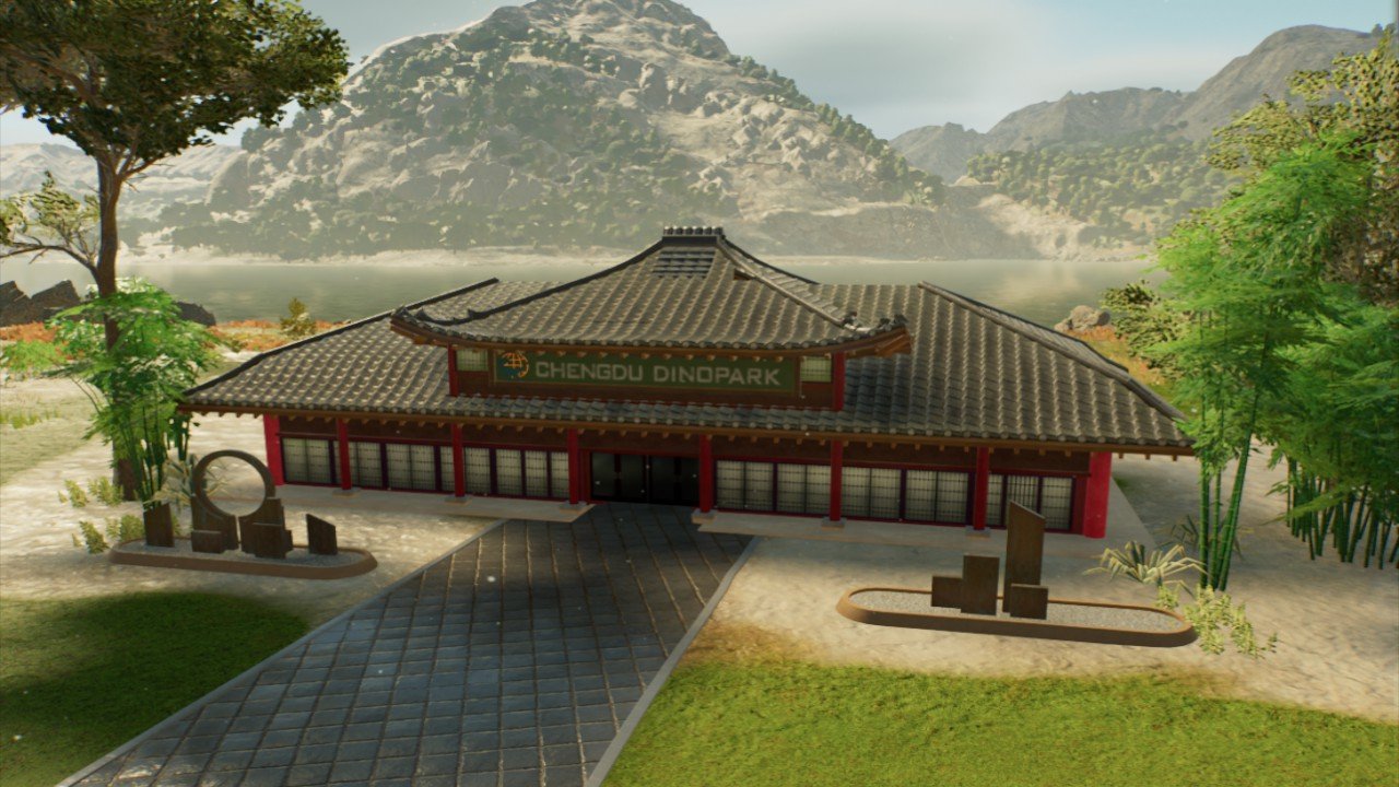 Entrance Building Chinese Style
