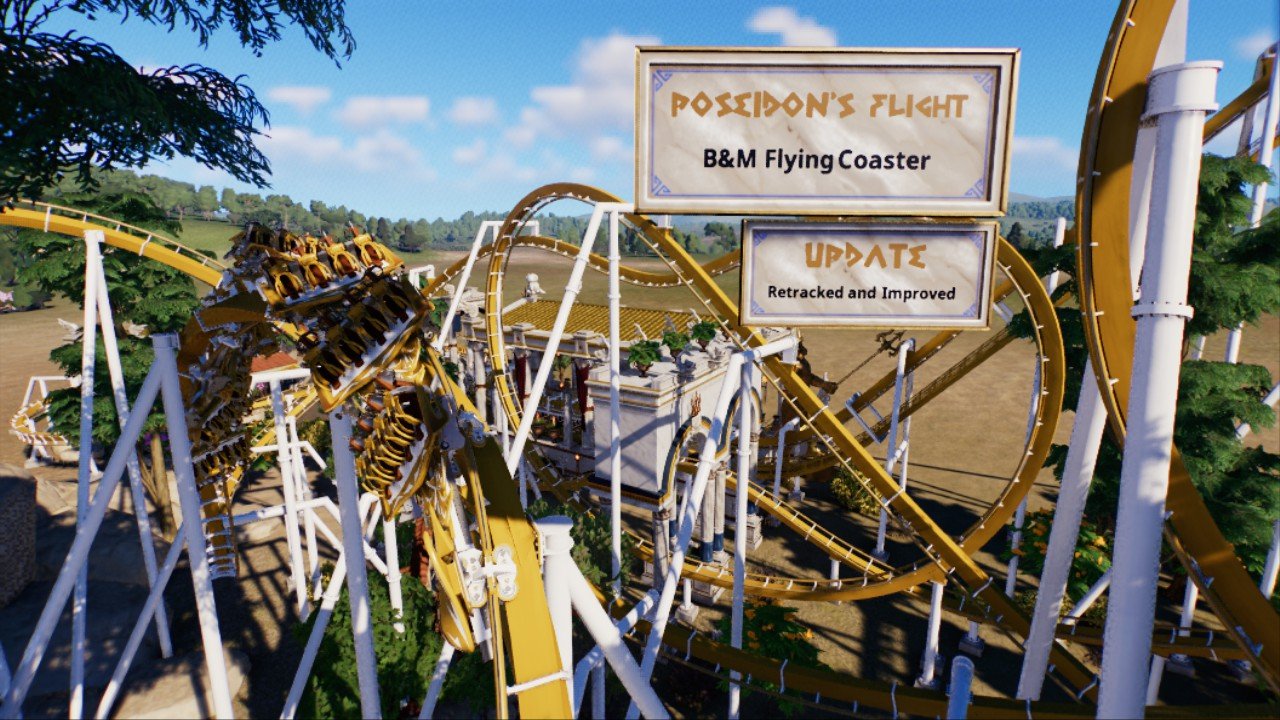 Poseidon's Flight - Mythology B&M Flying Coaster