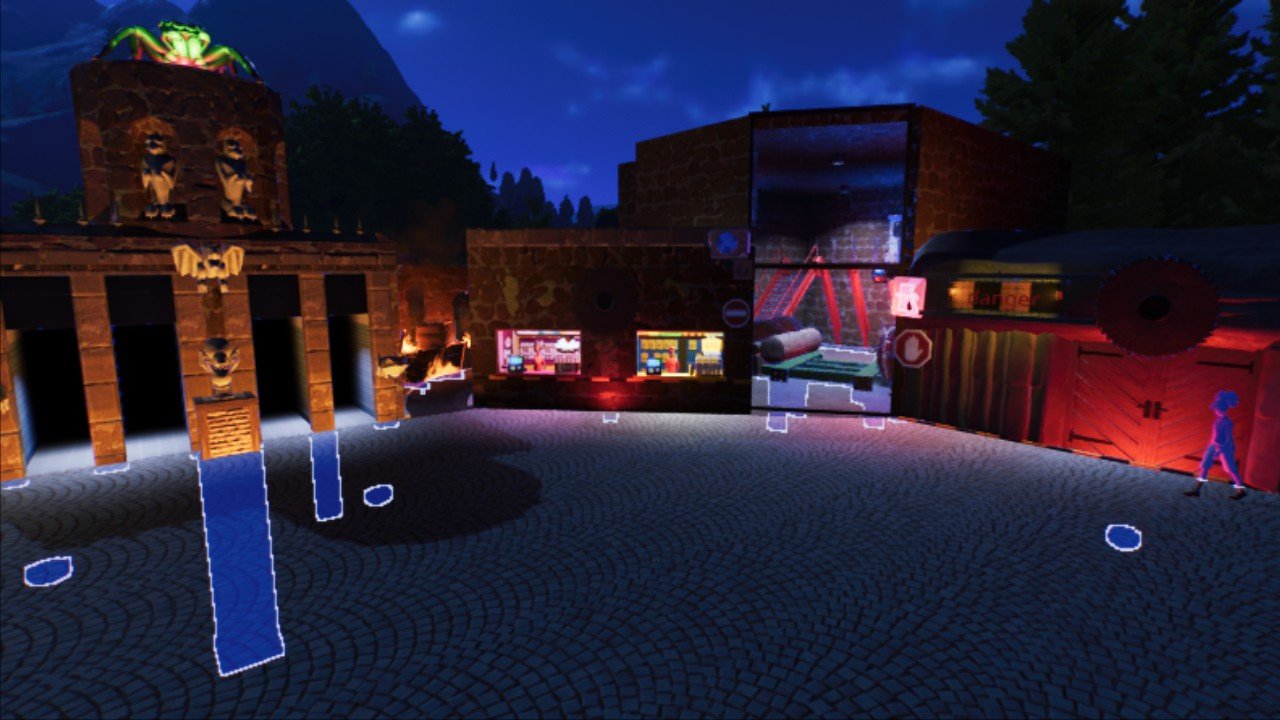 Hallowen laden toileten sage