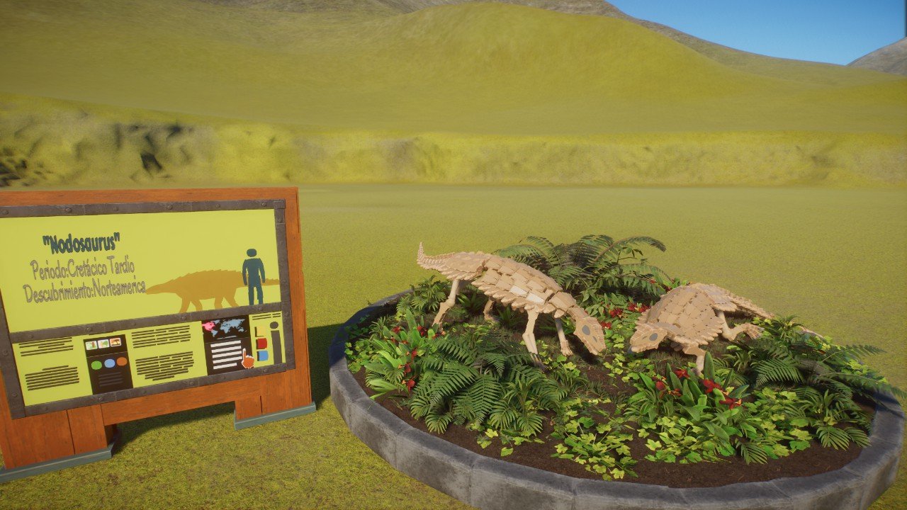 Nodosaurus exhibit
