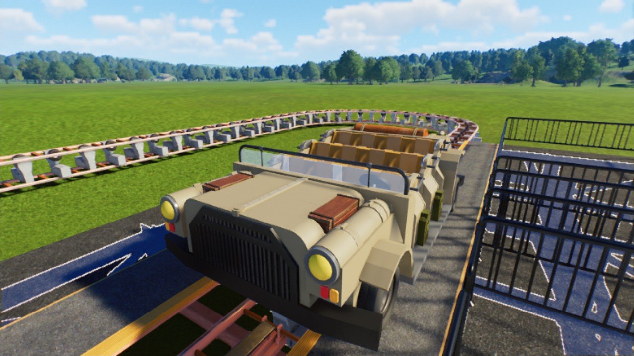 Indiana Jones Ride Car Indiana Jones Adventure Jeep - Workshop - Planet Coaster 2