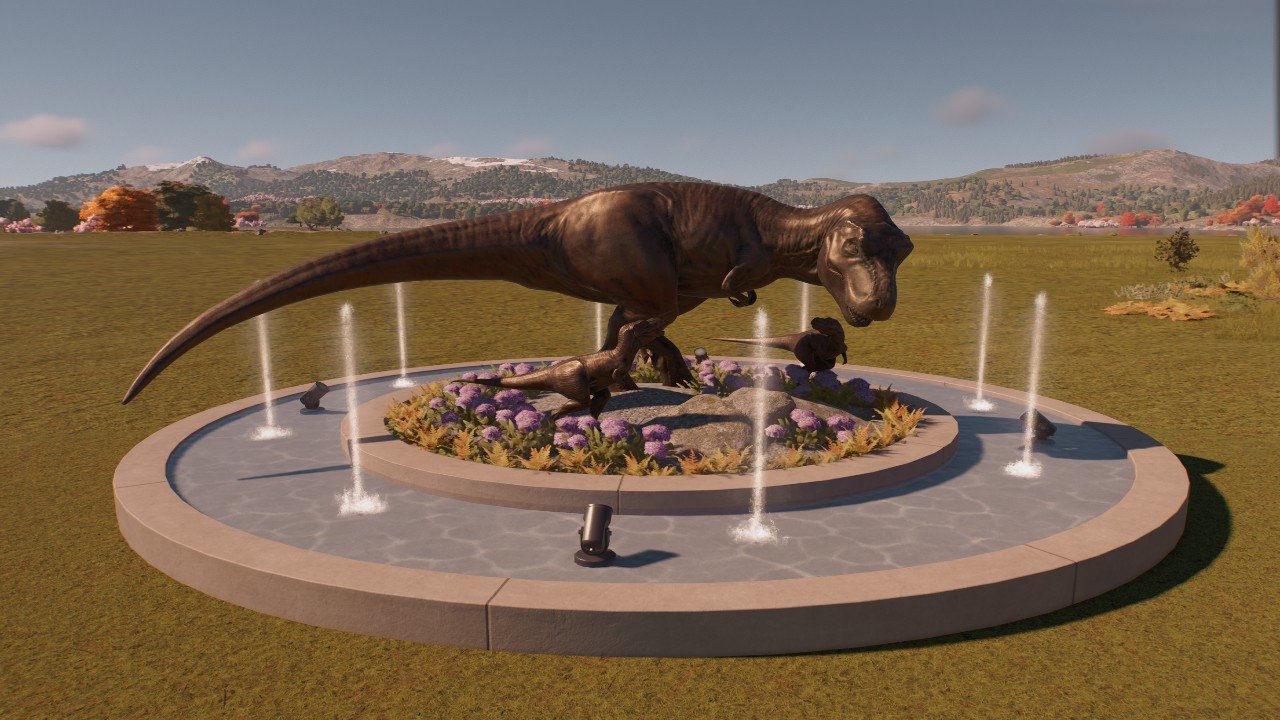 T-rex Fountain