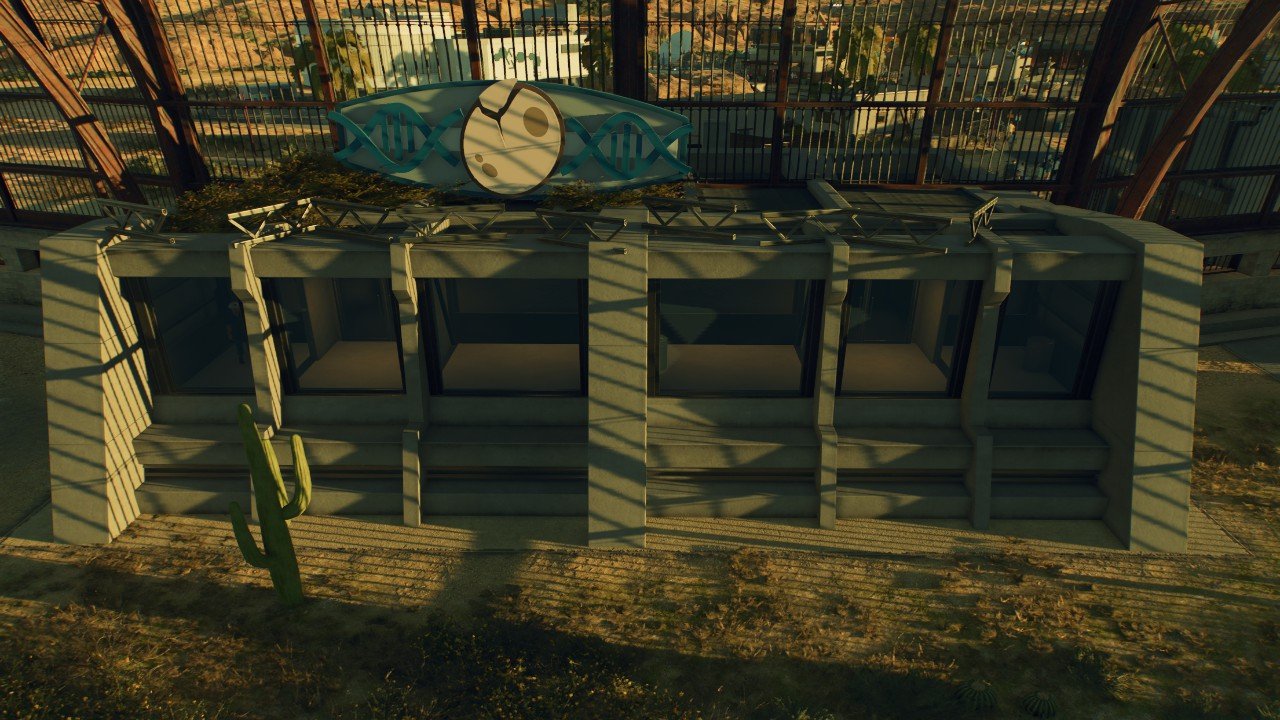 Destroyed Viewing Gallery - Workshop - Jurassic World Evolution 3