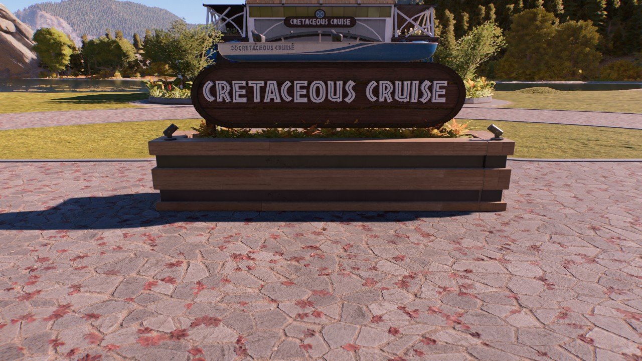 Cretaceous Cruise Sign