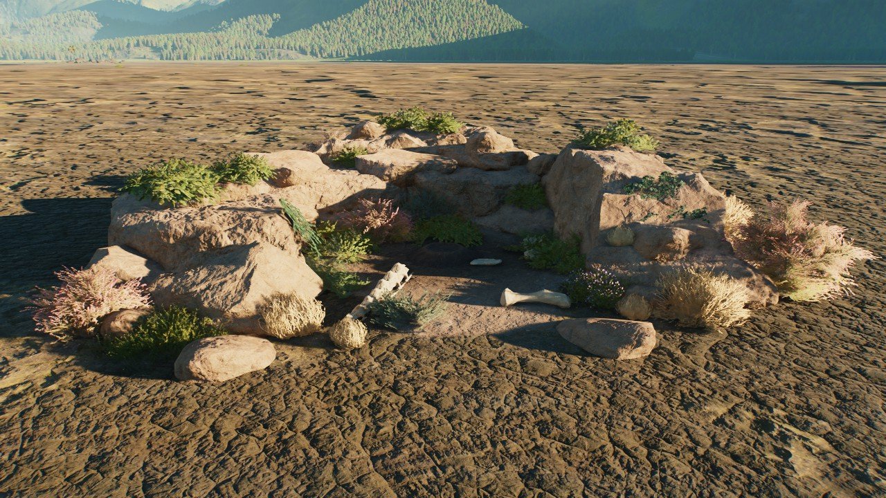 Desert-Themed Medium Carnivore Nest - Workshop - Jurassic World Evolution 3