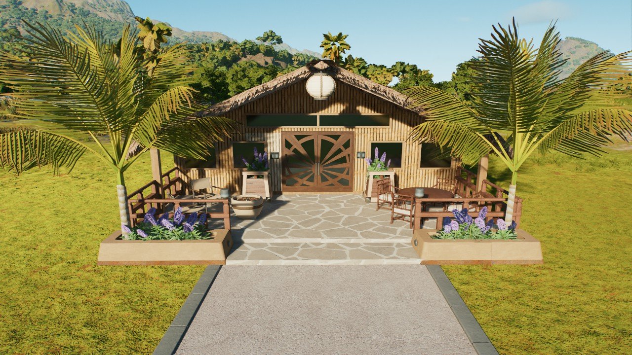 A Guest Villa with Fire Pit