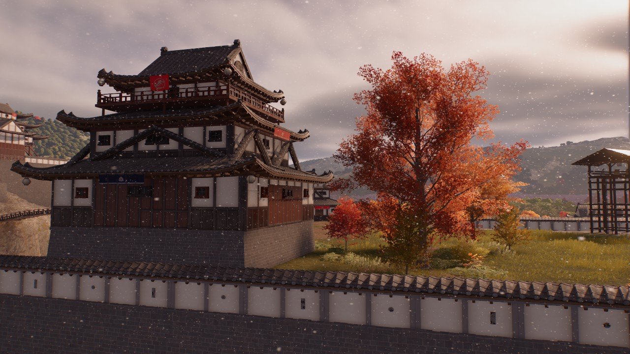 3-Story Japanese Tenshu(天守)/Castle Keep