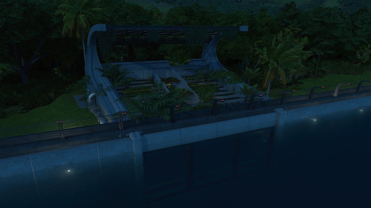 Abandoned lagoon viewing gallery - Workshop - Jurassic World Evolution 3