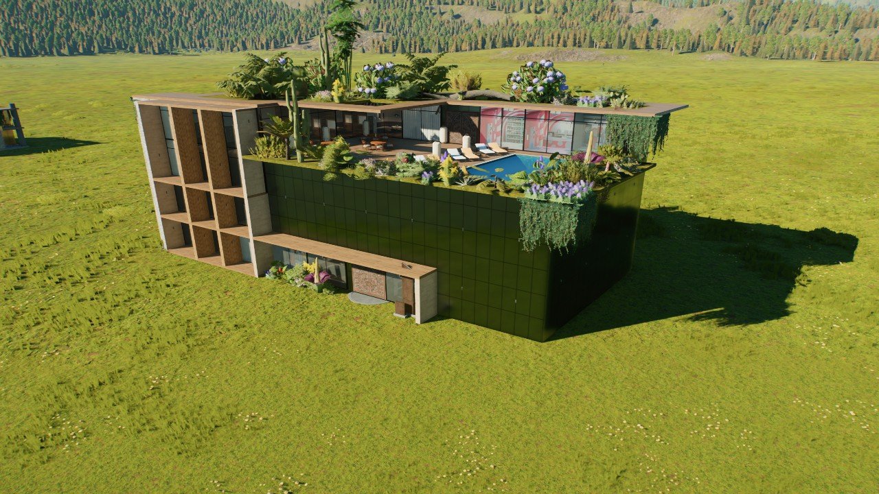 Green rooft hotel