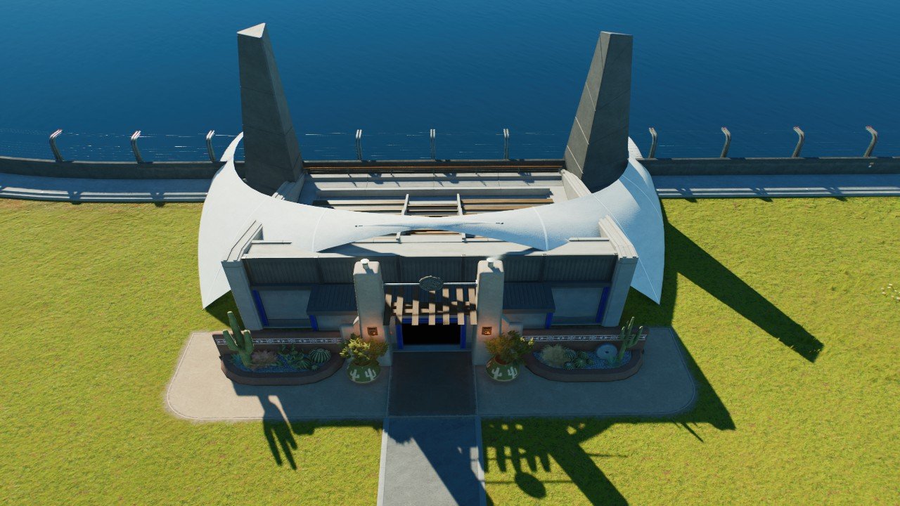 Lagoon awning viewing gallery - Workshop - Jurassic World Evolution 3
