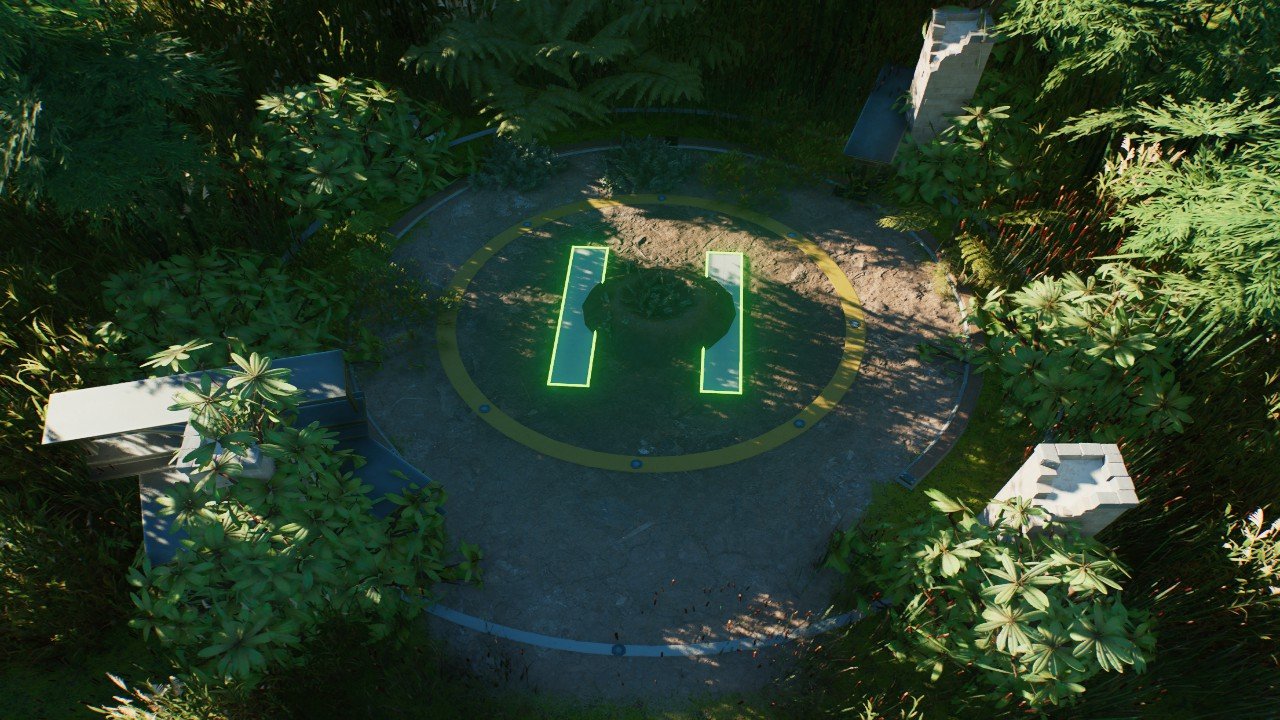 Abandoned helipad nest