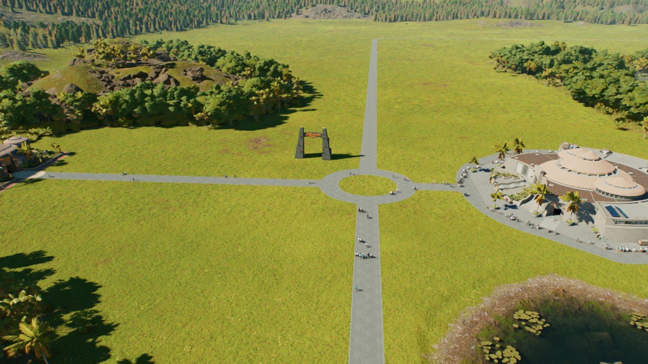 JP gate fixed no plants - Workshop - Jurassic World Evolution 3
