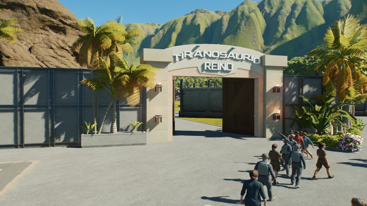 Entrance T REX kingdom - Workshop - Jurassic World Evolution 3