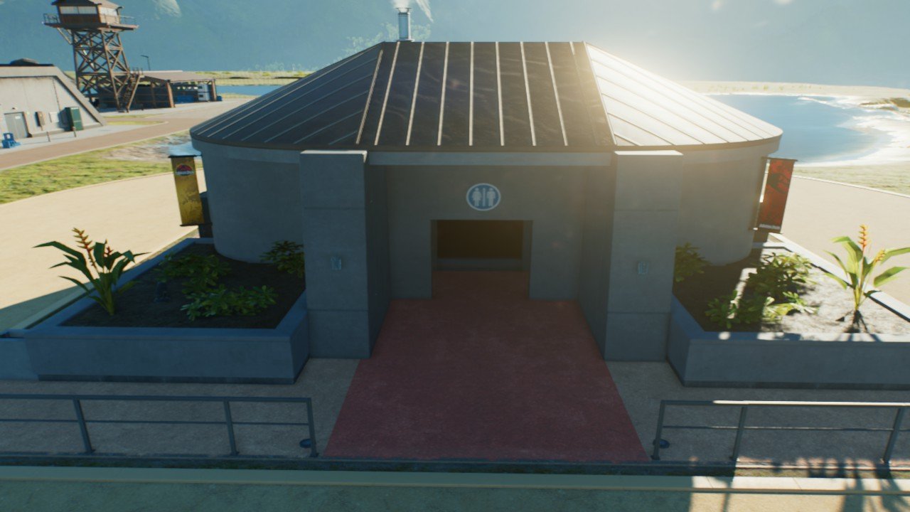 Jurassic John T-Rex-Proof Bathroom - Workshop - Jurassic World Evolution 3