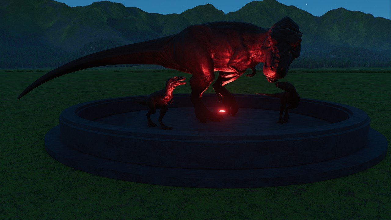 MOMMY'S VERY ANGRY REX FAMILY STATUE