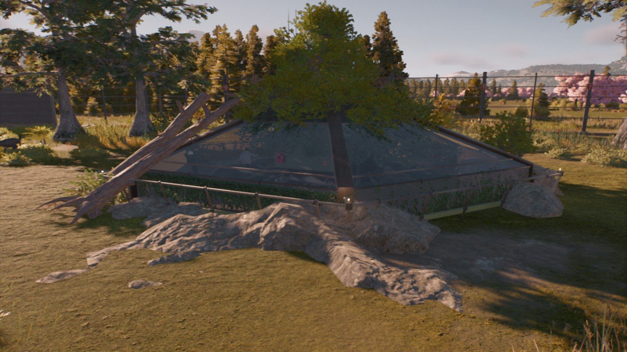 Dome Viewing Gallery overgrown