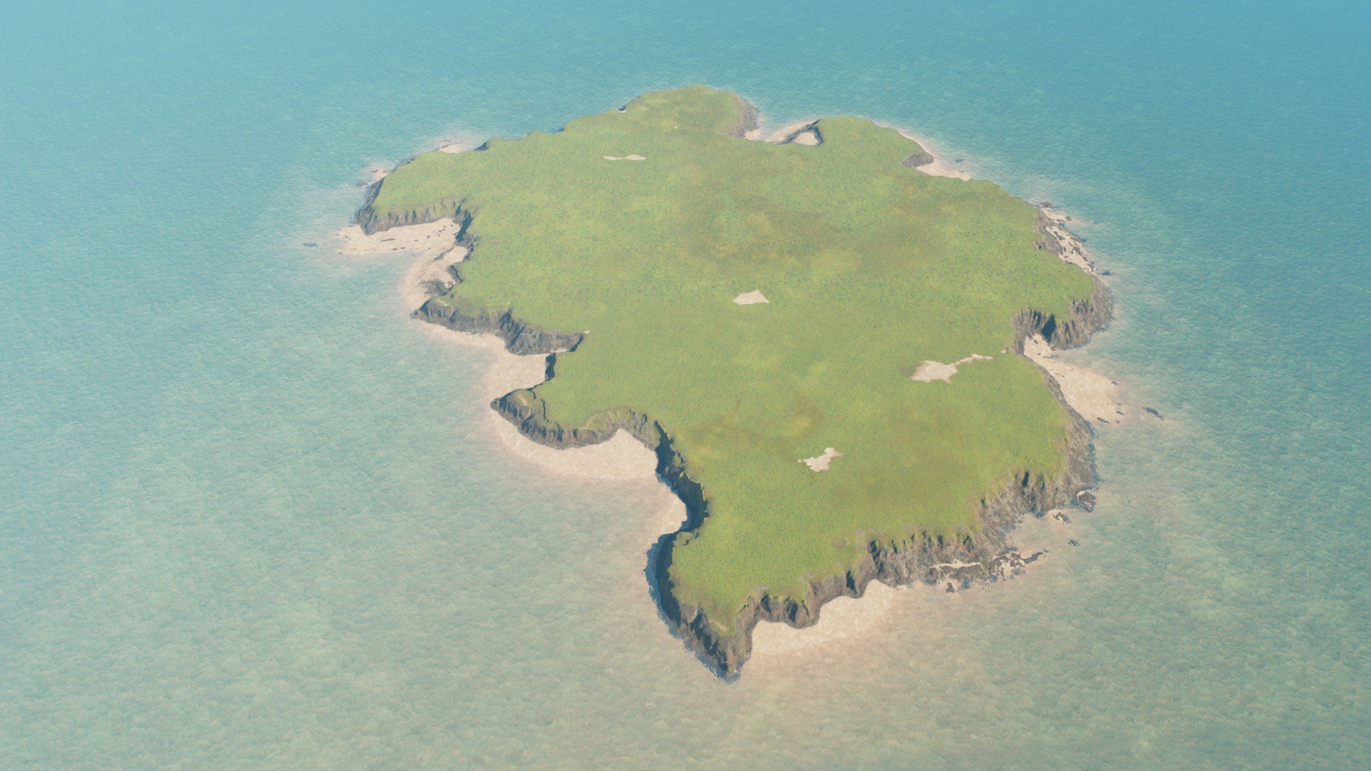 Isla Nublar - flat shape - Workshop - Jurassic World Evolution 3
