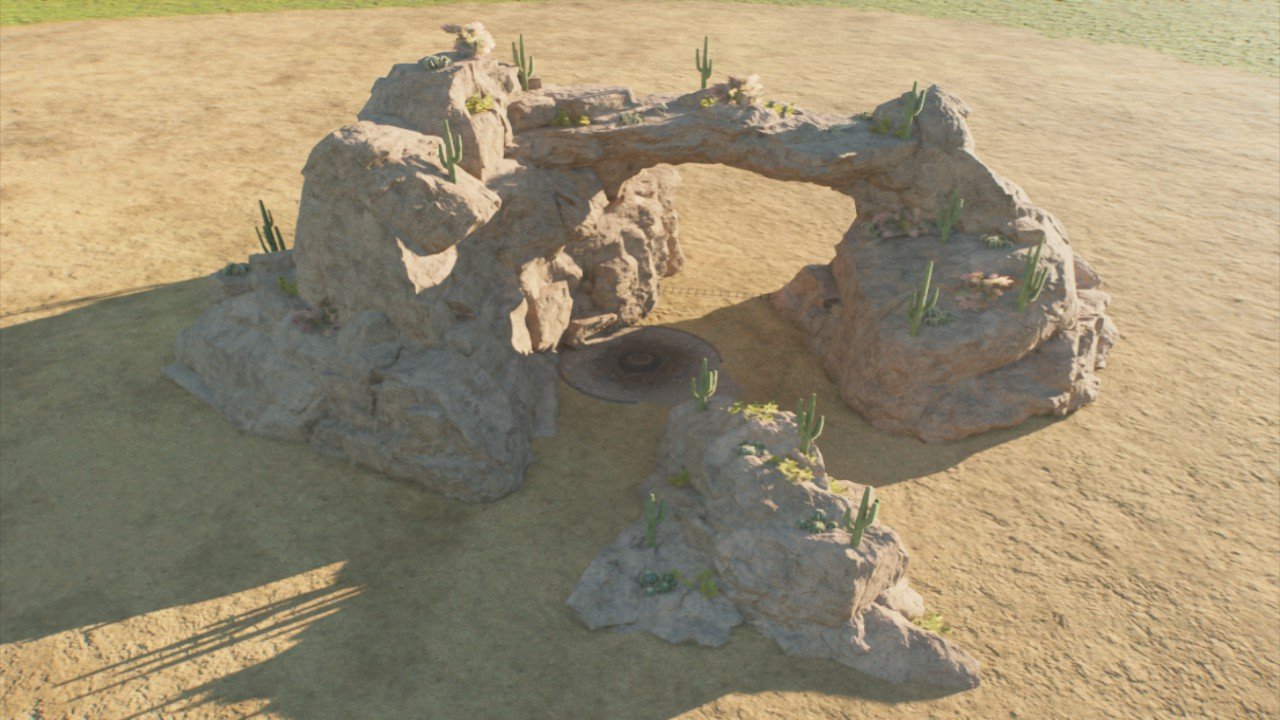 Desert Style Large Nesting Area 01 - Workshop - Jurassic World Evolution 3