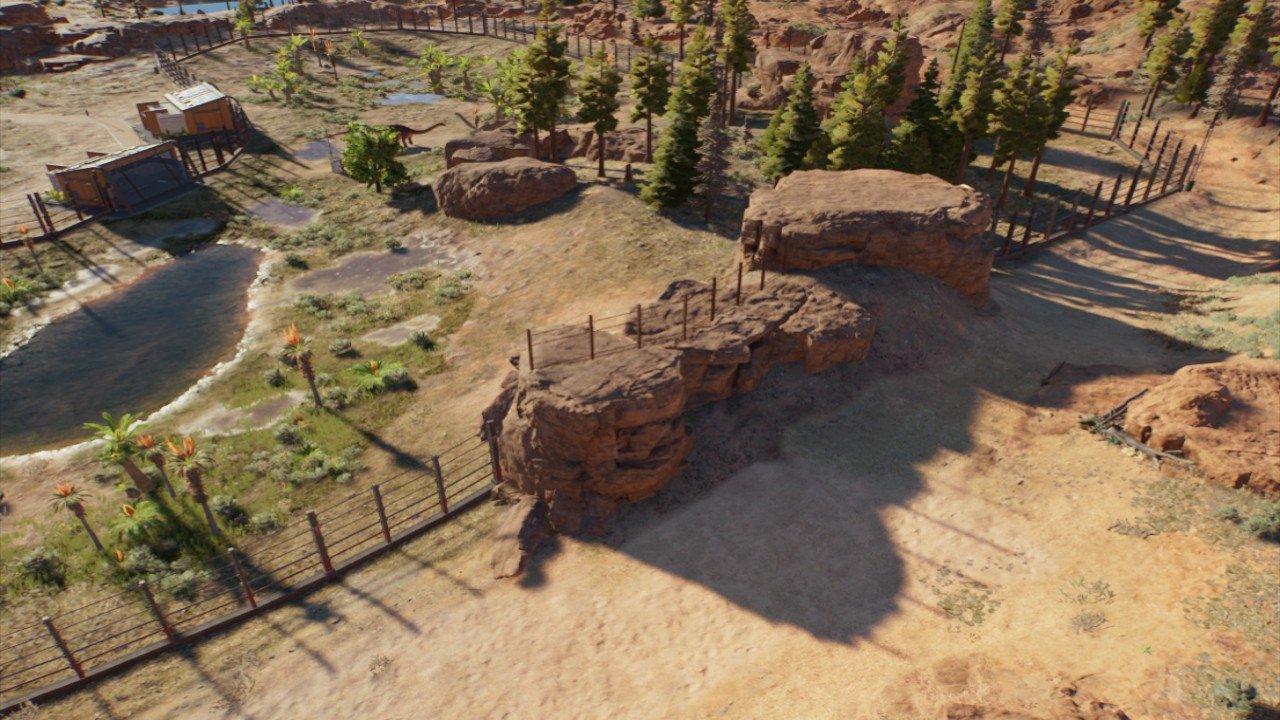 Felsklippe an Gehege - Workshop - Jurassic World Evolution 3
