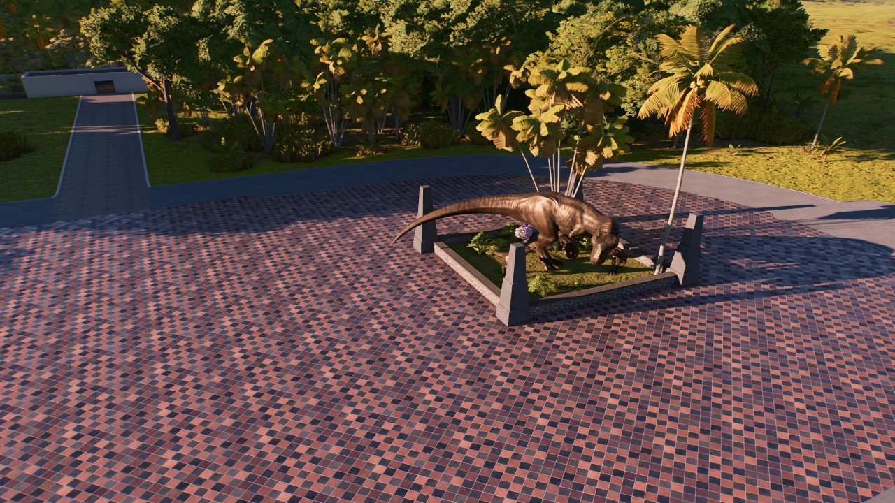 Trex Santuary Statue - Workshop - Jurassic World Evolution 3