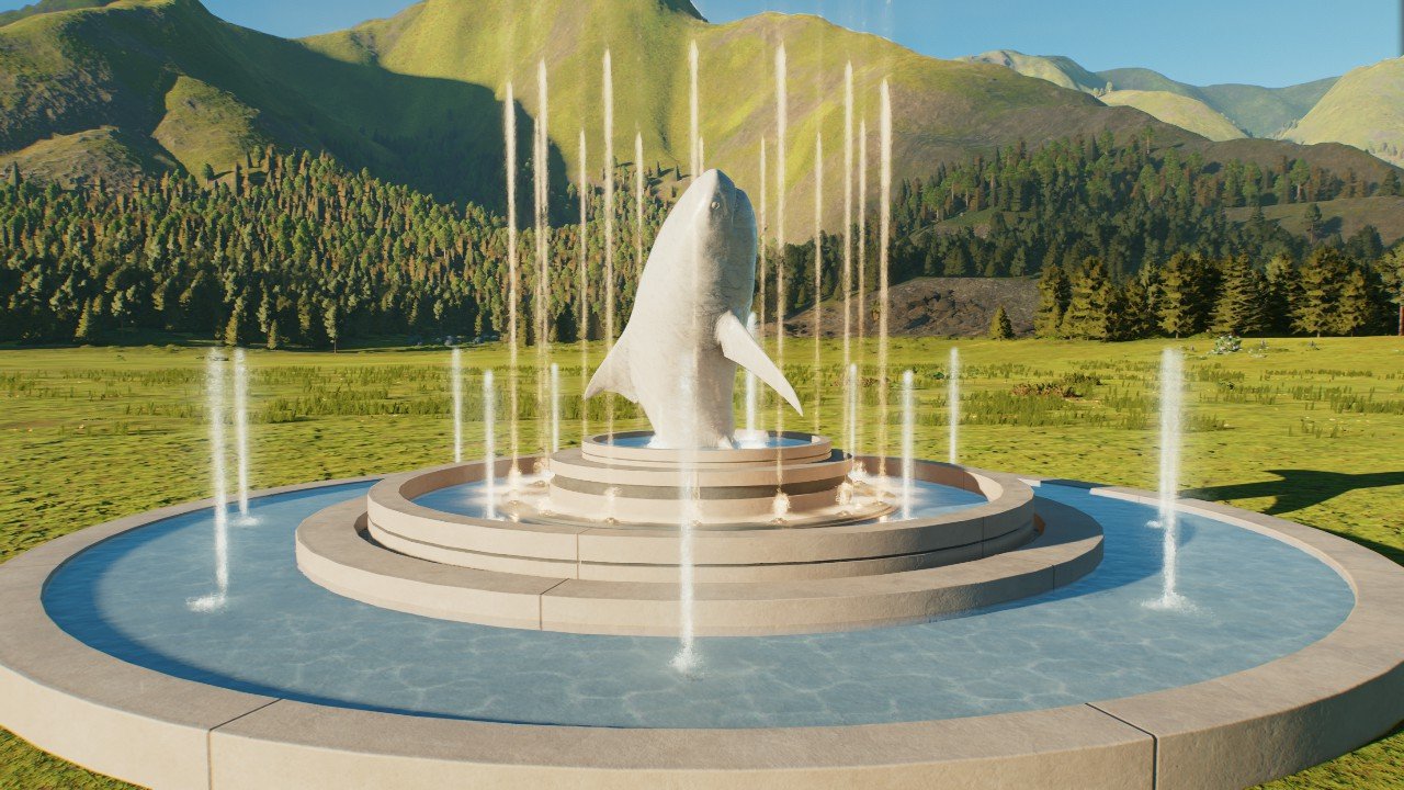 Megalodon fountain