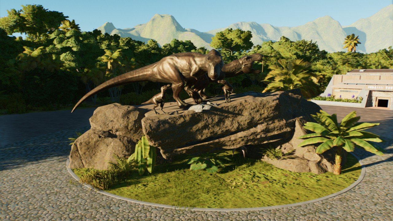 t rex family statue - Workshop - Jurassic World Evolution 3