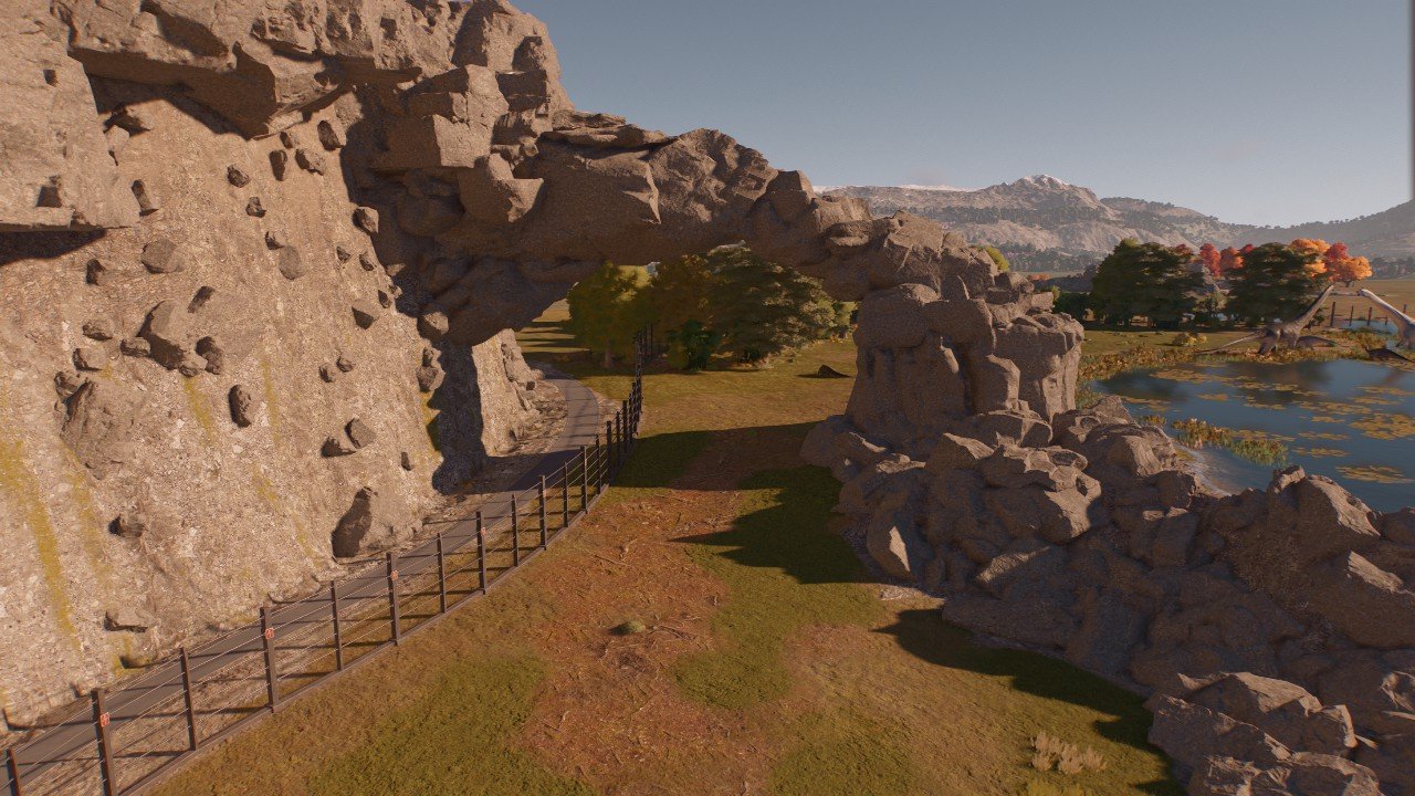 1st attempt at an arch jurassic world evolution 3 mod frontier workshop