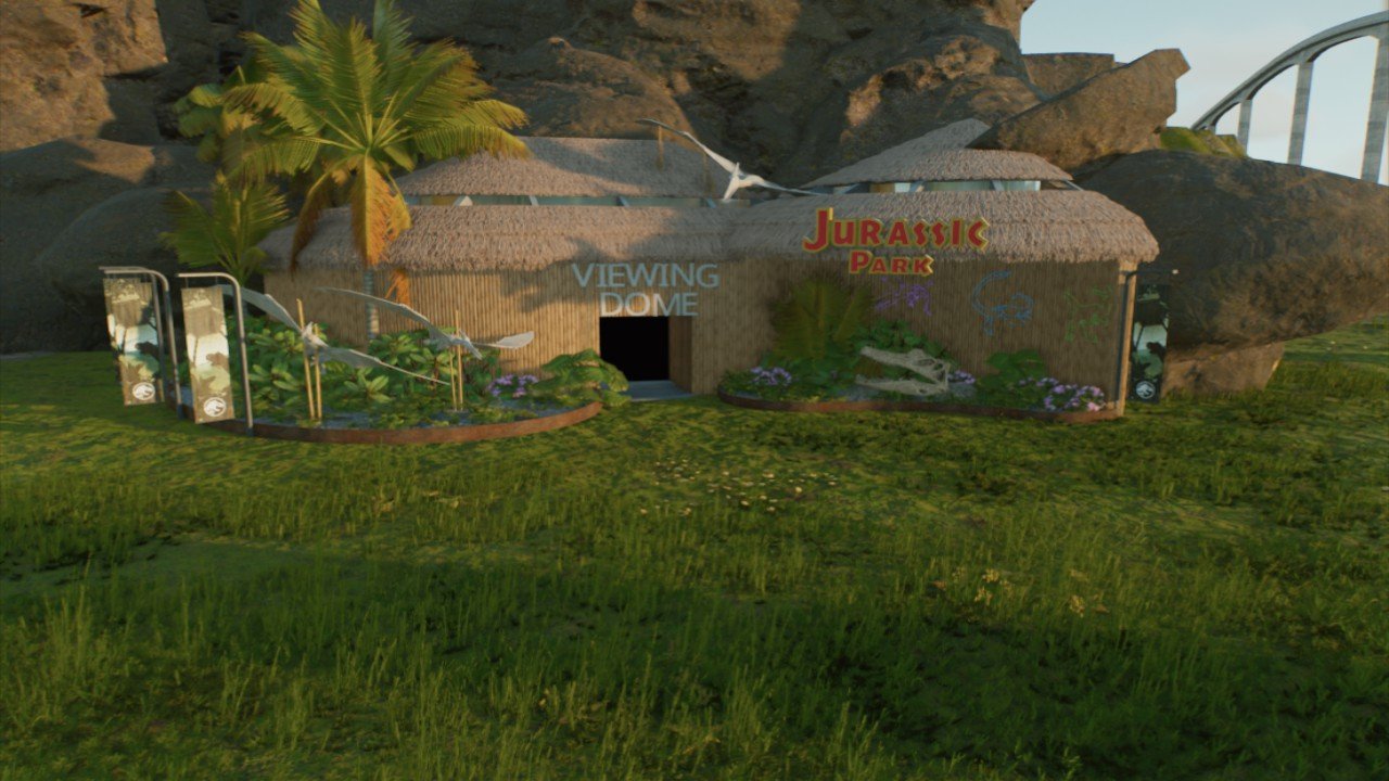 JP Viewing Dome Entrance - Workshop - Jurassic World Evolution 3