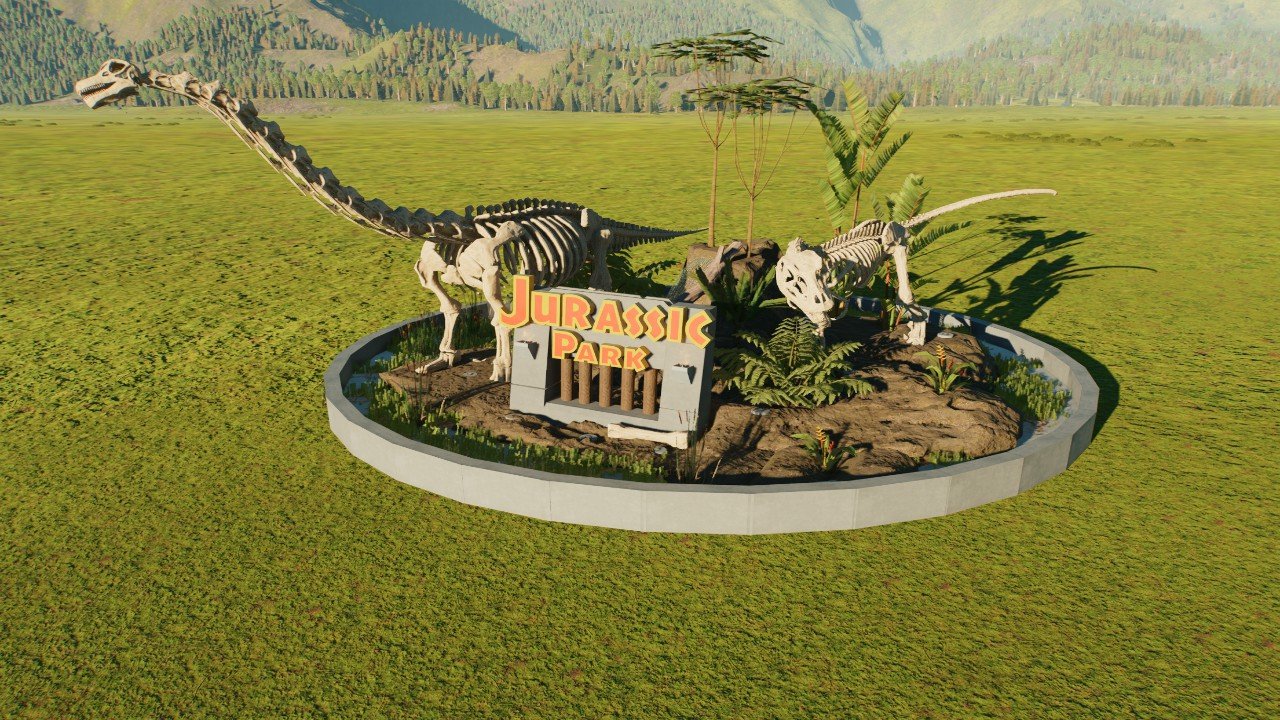Jurassic Park Dino Display - Workshop - Jurassic World Evolution 3