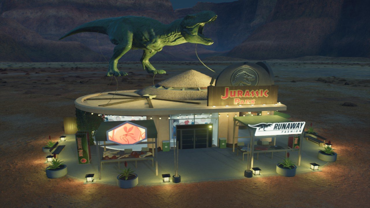 Jurassic Park Operation Genesis Souvenir Stand