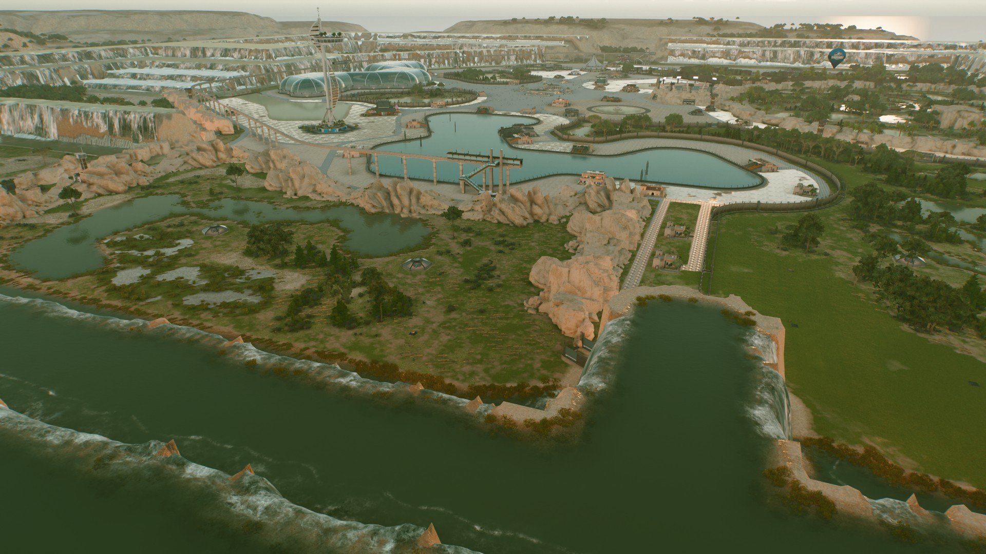 Waterfall City Progression