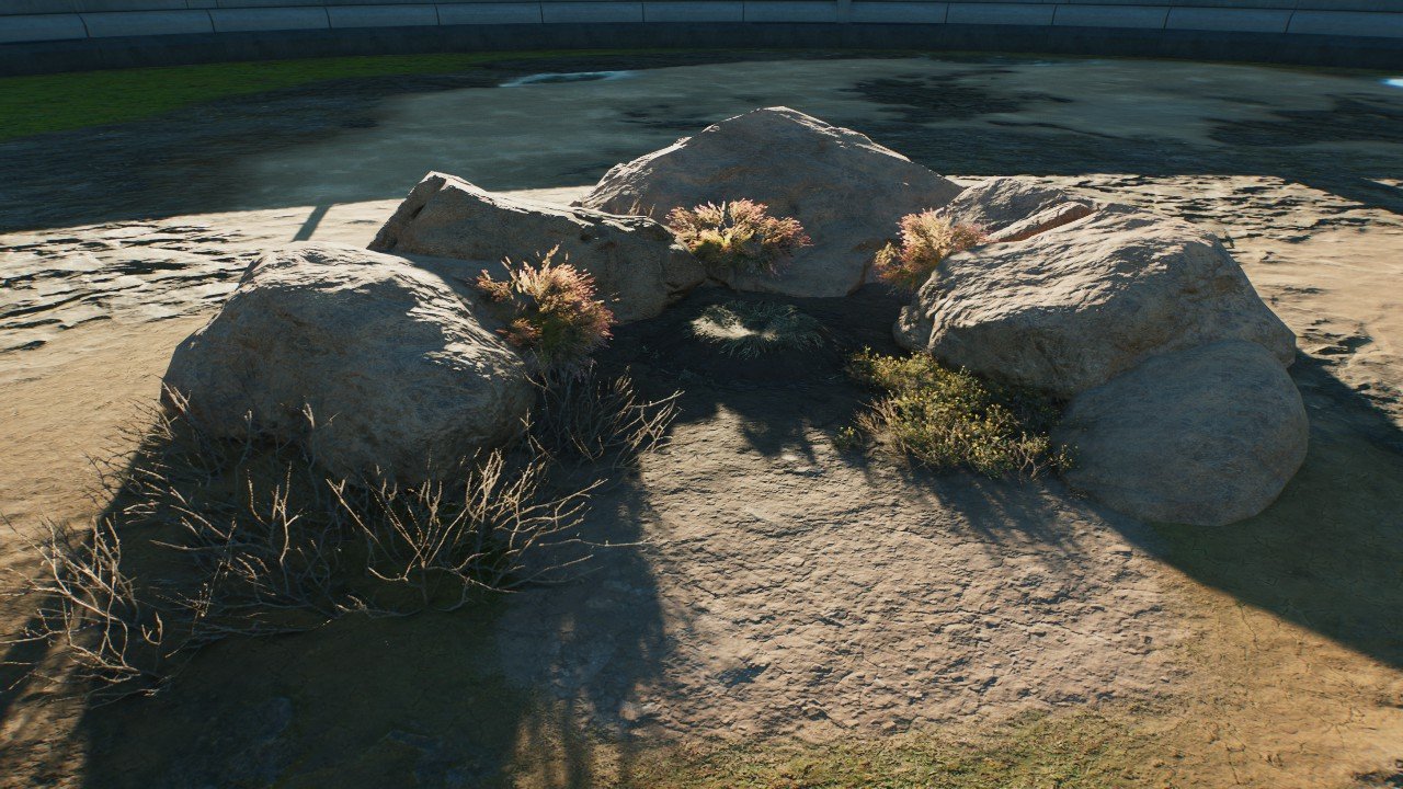 ROCKY OUTCROP AVIARY NEST