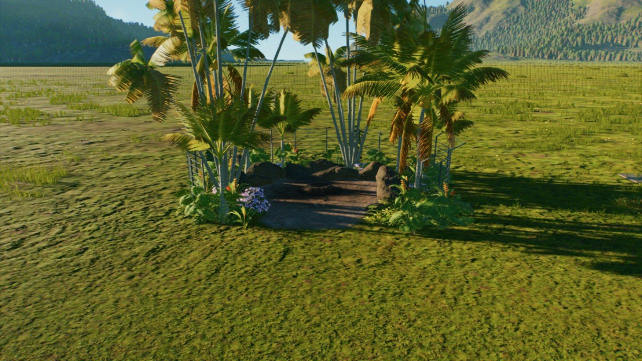 Fenced In Rocky Medium Nest - Workshop - Jurassic World Evolution 3
