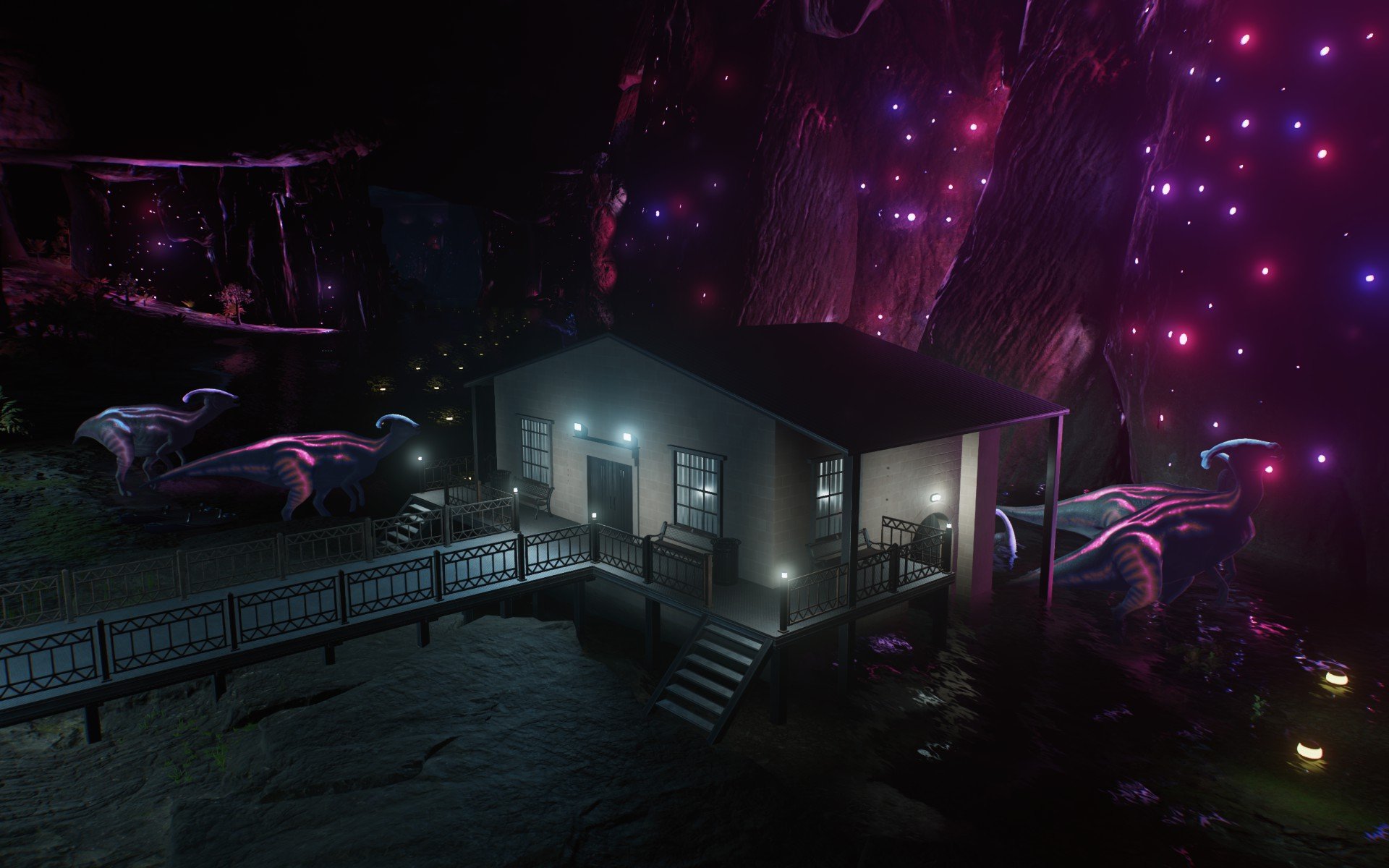 Bioluminescent Cave - WIP