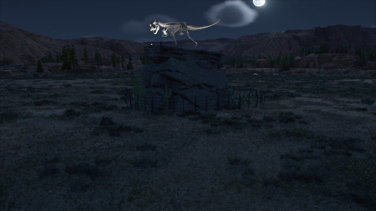 T. rex illuminated statue - Workshop - Jurassic World Evolution 3