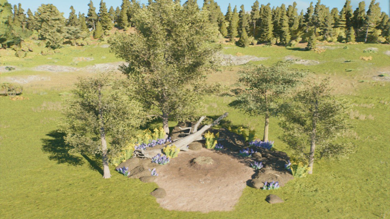 Large naturalistic Nesting spot - Workshop - Jurassic World Evolution 3