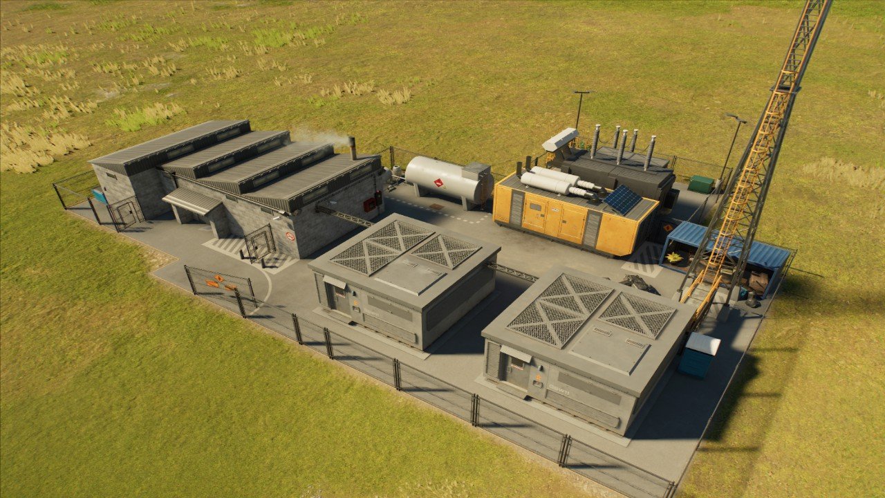 Compact Utilitarian Power Station with Backup Generator