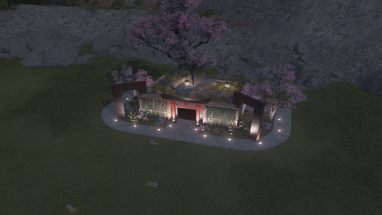 Tranquil small food amenetie