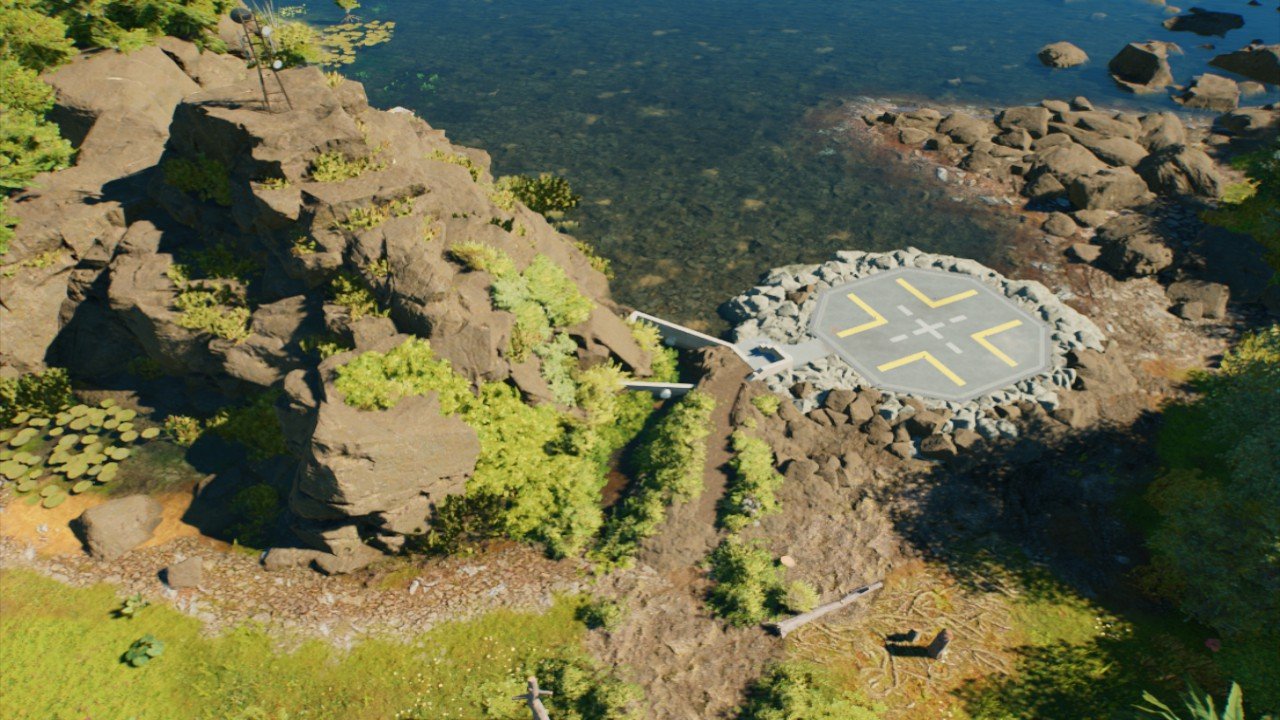 Jurassic Park Helipad