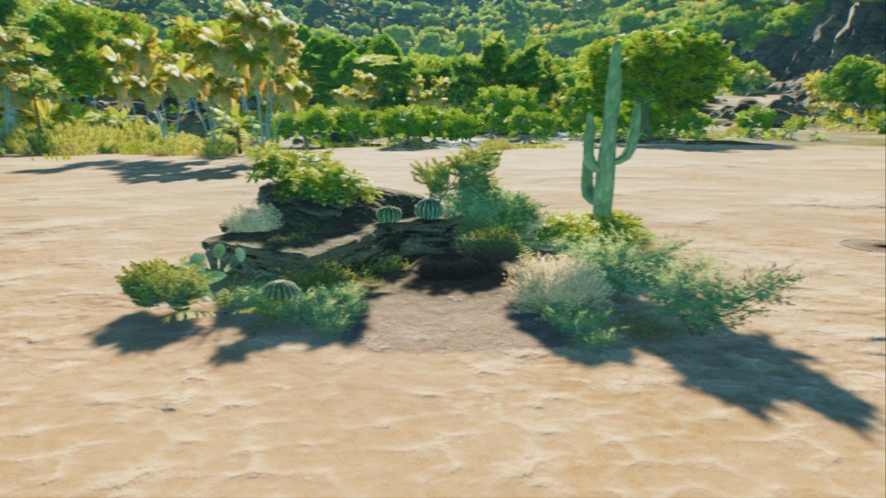 Medium Lush Desert Nest - Workshop - Jurassic World Evolution 3