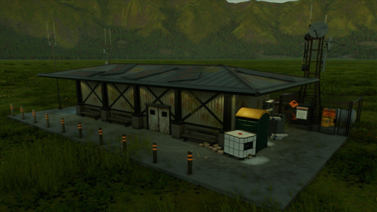 Jurassic Park 3 Runway Building