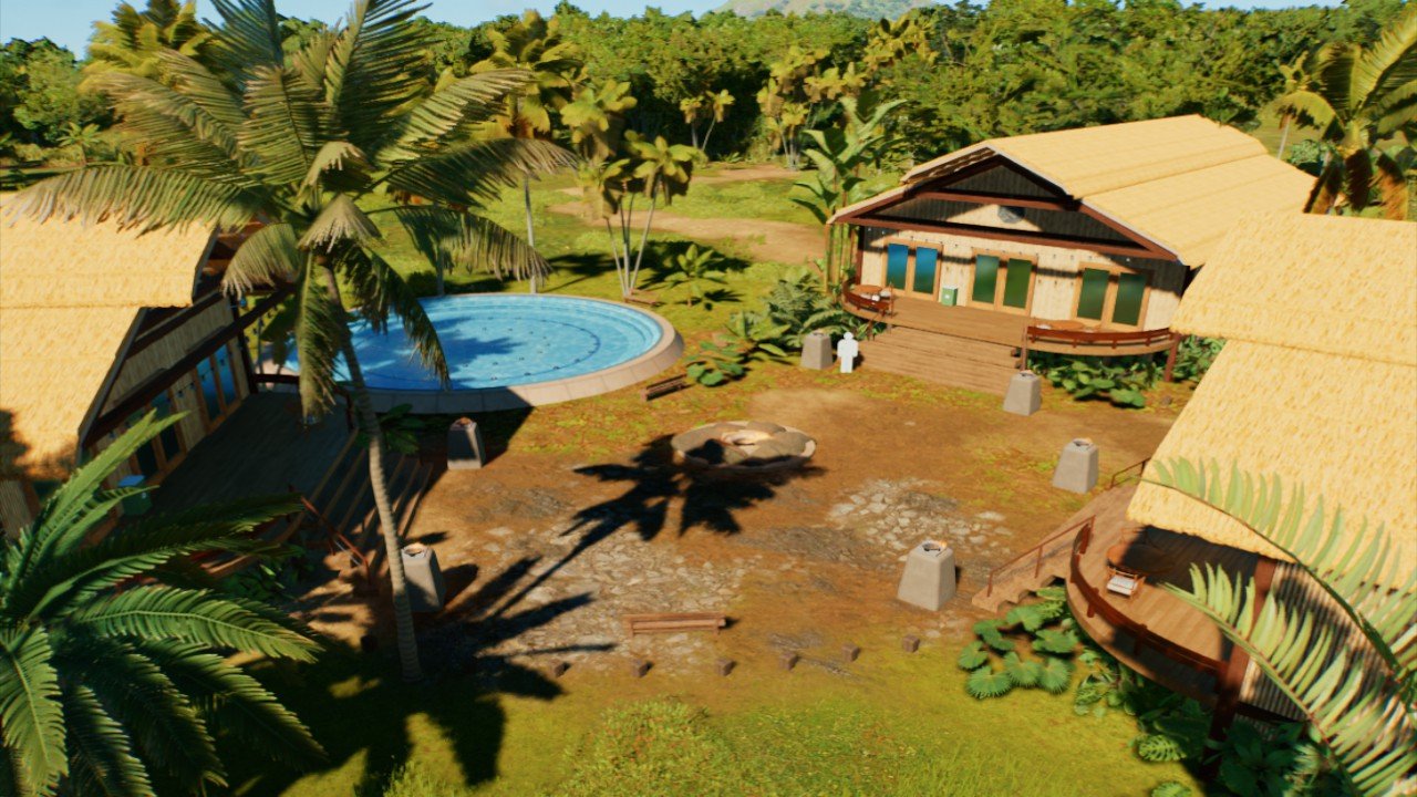 Family Safari Lodges - Jurassic Park Builder