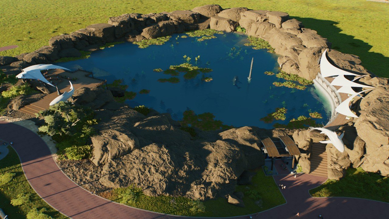 Natural pond Megalodon Lagoon
